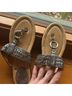 FRYE 100% Leather Brown Tan Sandals Size 8 - photo 10