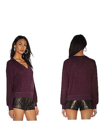 REVOLVE Arizona Puff Sleeve Sweater Top Casual Sweaters (view 2)