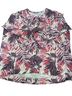 Denim & Co Floral White Pink Purple T-Shirt Size 3X - photo 1