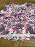 Denim & Co Floral White Pink Purple T-Shirt Size 3X - photo 5