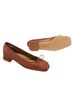 Margaux 100% Leather Solid Brown Tan Flats Size EU 38 1/2 - photo 2
