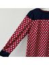 Boden 100% Polyester Graphic Red Blue Casual Dress Size 8 - photo 4