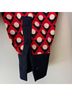 Boden 100% Polyester Graphic Red Blue Casual Dress Size 8 - photo 8