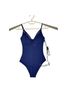 TA3 Solid Blue One Piece Swimsuit Size XXS - photo 1