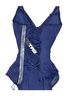 TA3 Solid Blue One Piece Swimsuit Size XXS - photo 5