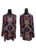 Johnny Was Floral Paisley Multi Color Long Sleeve Blouse Size XL - photo 1