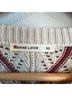 Marine Layer Chevron-herringbone Brown Multi Color Pullover Sweater Size XS - photo 3