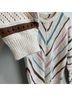 Marine Layer Chevron-herringbone Brown Multi Color Pullover Sweater Size XS - photo 10