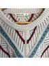 Marine Layer Chevron-herringbone Brown Multi Color Pullover Sweater Size XS - photo 4