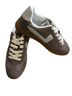 Luxe by Justfab Gray White Sneakers Size 8 - photo 1