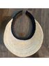 Helen Kaminski 100% Raffia Solid Tan Blue Hat One size - photo 7