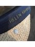 Helen Kaminski 100% Raffia Solid Tan Blue Hat One size - photo 8