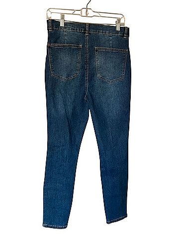 Luxe by Justfab Distressed Skinny Jeans Jeans (view 2)