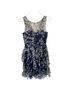 Teeze Me 100% Polyester 100% Polyester Floral Multi Color Blue White Cocktail Dress Size 7 - photo 2
