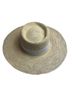 Anthropologie 100% Straw Solid White Tan Hat Size S - photo 1