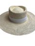 Anthropologie 100% Straw Solid White Tan Hat Size S - photo 4