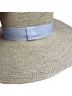 Anthropologie 100% Straw Solid White Tan Hat Size S - photo 6