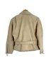 IRO 100% Lambskin 100% Rayon Solid Tan Blazer Size S - photo 2