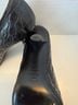 Jil Sander 100% Leather Black Heels Size 7 1/2 - photo 5