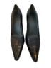 Jil Sander 100% Leather Black Heels Size 7 1/2 - photo 1