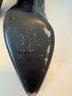 Jil Sander 100% Leather Black Heels Size 7 1/2 - photo 4