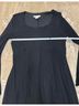 Lew Magram Black Wool Dress Size M - photo 8