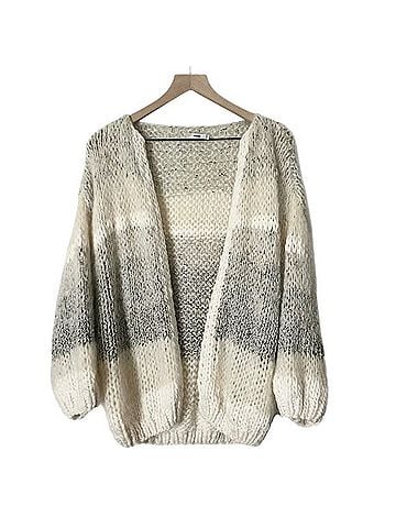 Maiami Tweed Melange Big Cardigan Cardigan (view 1)