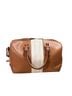 Tory Burch 100% Leather Color Block Brown Ivory Leather Tote One size - photo 2