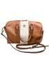 Tory Burch 100% Leather Color Block Brown Ivory Leather Tote One size - photo 1