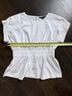 Marc Jacobs White Short Sleeve Blouse Size M - photo 4
