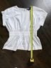 Marc Jacobs White Short Sleeve Blouse Size M - photo 3
