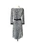 Marc Jacobs 100% Cupro 100% Silk 100% Polyamide Animal Print Black White Cocktail Dress Size 0 - photo 1