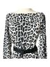 Marc Jacobs 100% Cupro 100% Silk 100% Polyamide Animal Print Black White Cocktail Dress Size 0 - photo 4