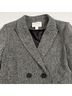 Anthropologie 100% Polyester Tweed Black White Blazer Size XS - photo 4