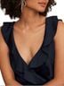 BHLDN 100% Polyester Blue Casual Dress Size 4X - photo 4