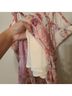 2Bella 100% Polyester Floral Pink Purple Casual Dress Size M - photo 6