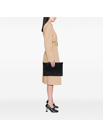 Chanel Large Quilted Caviar O Case Clutch (view 2)