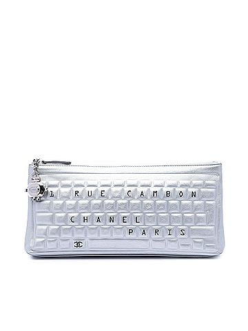 Chanel Metallic Calfskin Keyboard Clutch (view 1)