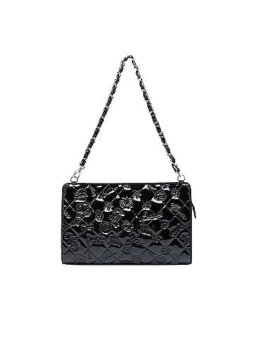 Chanel Quilted Patent Embossed Lucky Symbols Pochette (view 1)