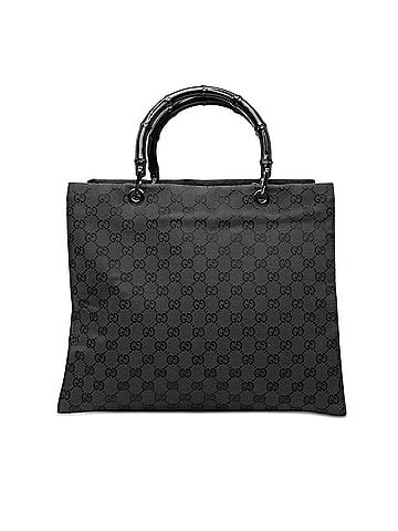 Gucci GG Canvas Bamboo Handbag (view 1)