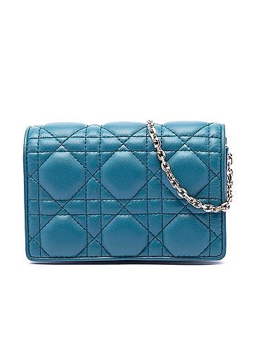Dior Lambskin Cannage Waist Pouch on Chain (view 1)