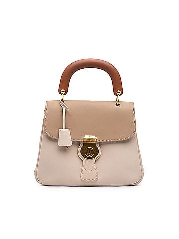 Burberry Medium Tricolor Trench Calfskin DK88 Top Handle Bag (view 1)