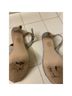 Le Chateau 100% Satin Silver Heels Size 8 1/2 - photo 7
