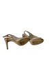 Le Chateau 100% Satin Silver Heels Size 8 1/2 - photo 2