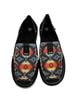 Ariat 100% Leather Aztec Or Tribal Print Black Flats Size 11 - photo 2
