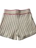 Faherty Stripes Pink Ivory Shorts Size XL - photo 2