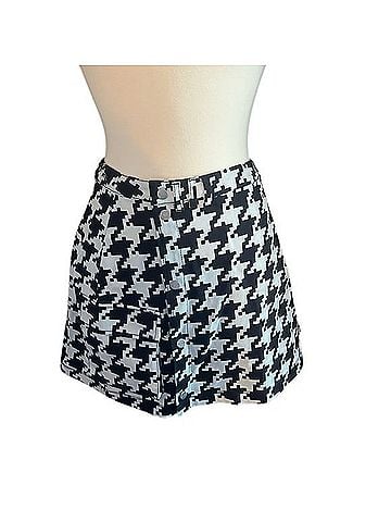 Ivy Park Houndstooth Skirt Denim Skirt (view 1)