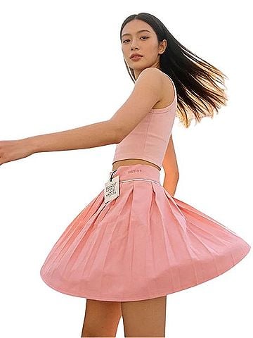 Daisy Street Lightwright Pleated Skort (view 1)