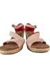 TOMS 100% Canvas Orange Pink Wedges Size 8 1/2 - photo 5