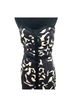 Milly 100% Silk 100% Acetate Floral Black White Cocktail Dress Size 4 - photo 5